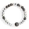 Bracelet Pepita Argent Et Titane