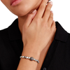 Bracelet Pepita Argent Et Titane