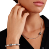 Bracelet Pepita Argent Et Titane