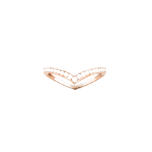  Pink Gold Diamond Ring Fiery Diamond Pavé Wedding Ring