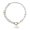 Collier Essentials & Nuage En Argent