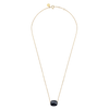 Collier, Onyx, Or Jaune