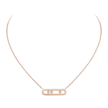 Move Classique Ciselé Pink Gold Diamond Necklace