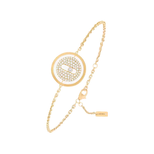  Lucky Move Pavé SM Yellow Gold Diamond Bracelet