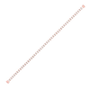 18k pink gold diamond line bracelet