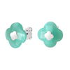 Puces, Amazonite, Or Blanc