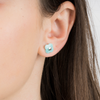 Puces, Amazonite, Or Blanc