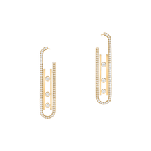  Move 10th SM Earrings Yellow Gold Diamond Earrings