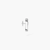 Move Uno single stud earring Move Uno single diamond earring in white gold