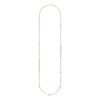 Move Uno Pink Gold Diamond Necklace