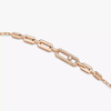Move Uno Pink Gold Diamond Necklace