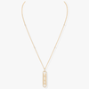 Move 10th SM Necklace Yellow Gold Diamond Necklace