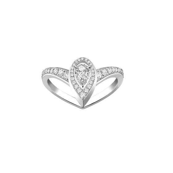 Bague Fiery 0,10ct Bague Diamant Or Blanc