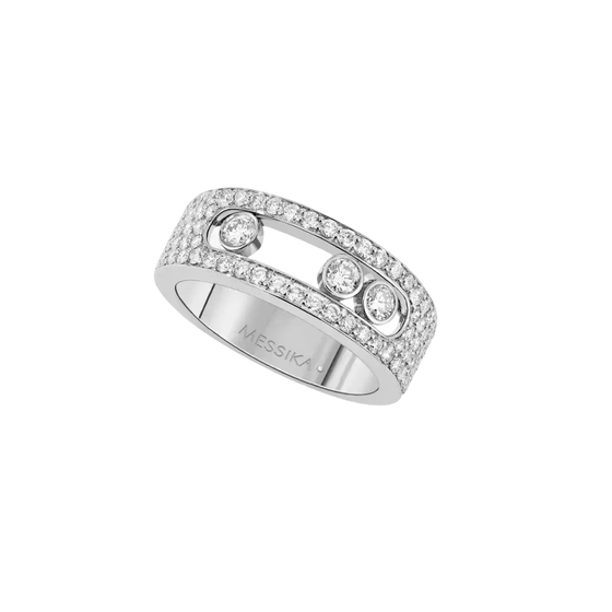 Move Joaillerie Pavé SM White Gold Diamond Ring