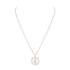 Collier nacre blanche Lucky Move MM Collier Diamant Or Rose