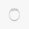 Move Joaillerie Pavé Signet Ring White Gold Diamond Ring