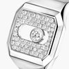 Move Joaillerie pavé signet ring