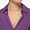 Silver Plated Openable Link Necklace