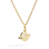 Pendentif Planète Or Jaune Et Diamant Blanc