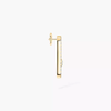 Move Uno single pavé earring, right