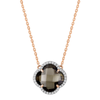 Necklace, Smoky Quartz, Diamonds, Rose Gold
