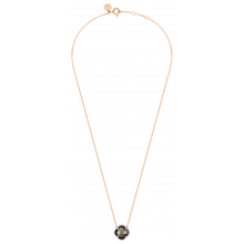  Smoky Quartz + Diamonds Rose Gold Victoria Diamonds Necklace