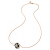 Necklace, Smoky Quartz, Diamonds, Rose Gold