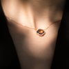 Necklace, Smoky Quartz, Diamonds, Rose Gold