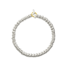  Silver Rondelle Bracelet