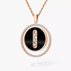 Collier onyx or rose Lucky Move MM
