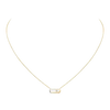 Move Uno Yellow Gold Diamond Necklace