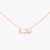 Move Uno Yellow Gold Diamond Necklace
