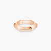 Moderniste pavé ring, small model Moderniste ring in 18-karat rose gold, featuring brilliant-cut pavé diamonds.