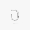 Moderniste single pavé earring, small model