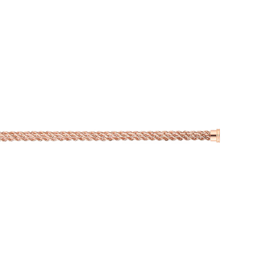 18K pink gold multichain bracelet