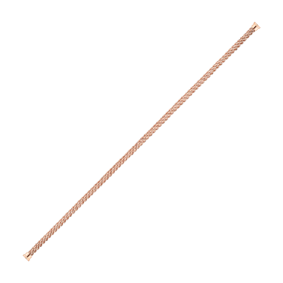 18K pink gold multichain bracelet