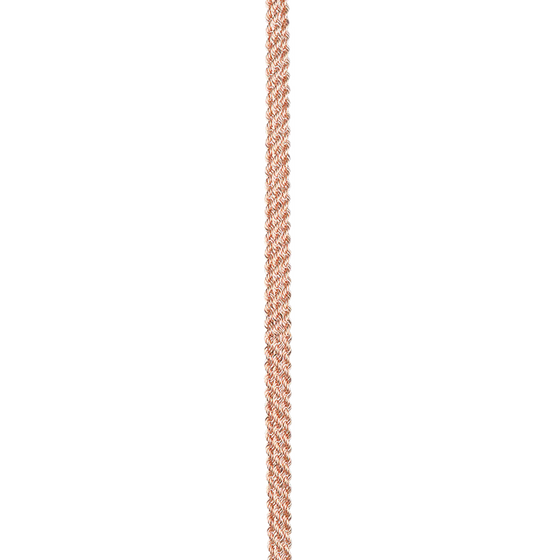 18K pink gold multichain bracelet