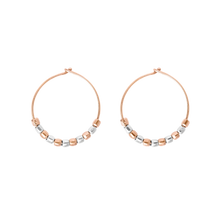  Silver & Rose Gold Mini Granelli Earrings