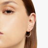 Boucles D'oreille Mini Granelli Argent & Or Rose