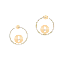  Créoles Lucky Move SM Yellow Gold Diamond Earrings