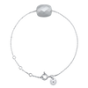 Bracelet, Grey Moonstone, White Gold