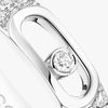 Alliance pavée Move Joaillerie Bague Diamant Or Blanc