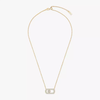 So Move pavé necklace Yellow Gold Diamond Necklace