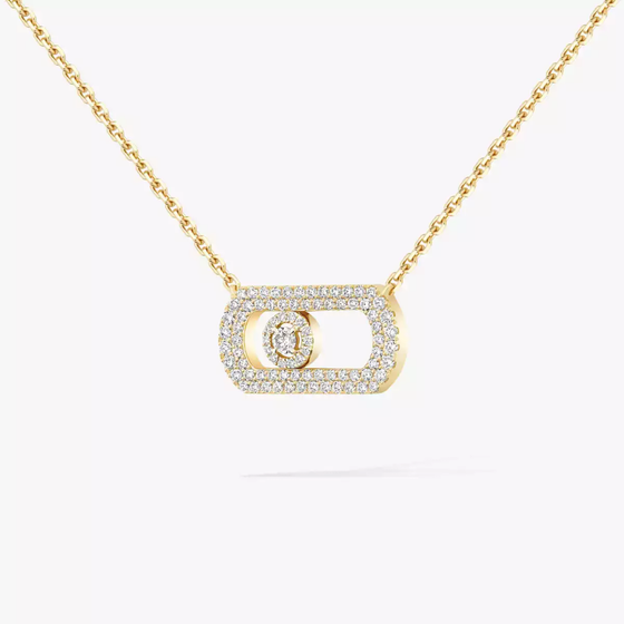Collier pavé So Move Collier Diamant Or Jaune