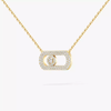So Move pavé necklace Yellow Gold Diamond Necklace