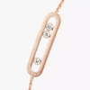 Bracelet Move Classique Ciselé Bracelet Diamant Or Rose