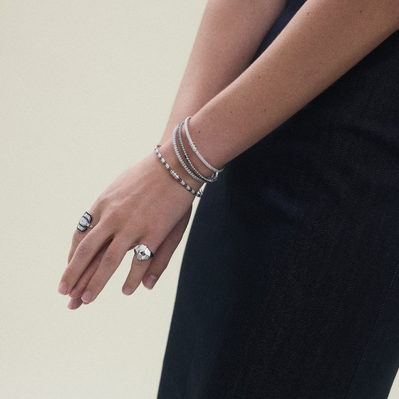 Ring Rockaway Mini Pyramid Silver