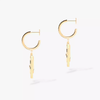 Lucky Move malachite drop earrings