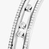 Move 10th Bangle White Gold Diamond Bracelet