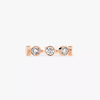 D-Vibes MM Pink Gold Diamond Ring